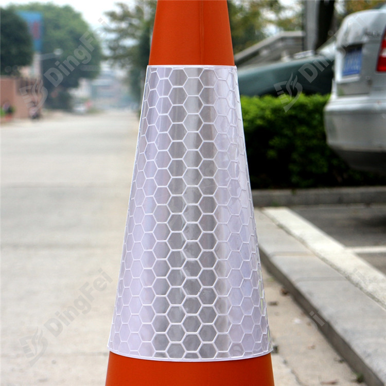 Reflective PVC Custom Waterproof Collars Safety Cover Traffic Cone Sleeve - 